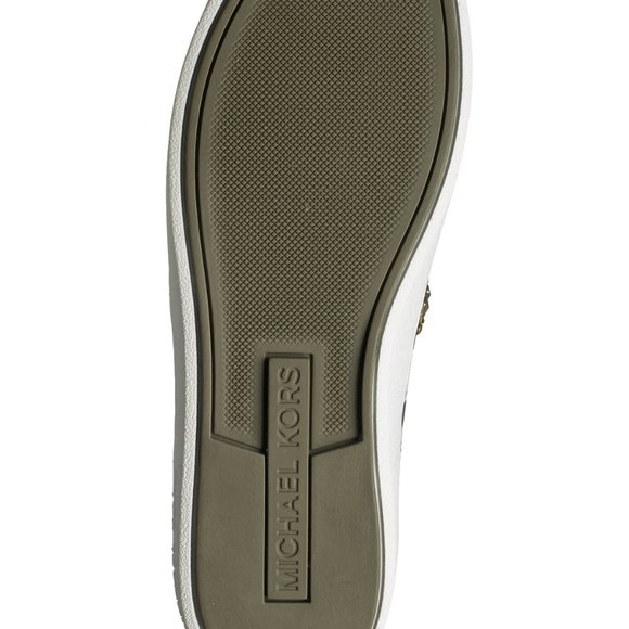 NEW Michael Kors Leather Butterfly Studded Sneaker - Picture 7 of 8